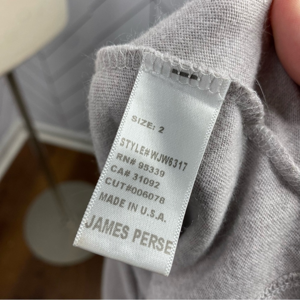 James Perse Gray Long Sleeve Dress Size 2 - Picture 4 of 7
